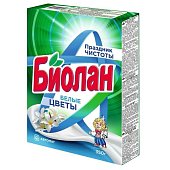 Порошок БИОЛАН автомат 350гр Белые цветы