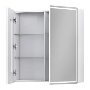 Шкаф зеркальный Geometry Classic 800 со светодиодной подсветкой