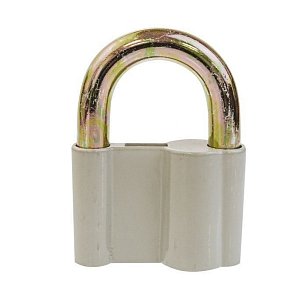 Замок навесной `ЧИБИС` AL770S 70мм алюм,порош покр,закал дуж(d=12),3 диск кл, Blister