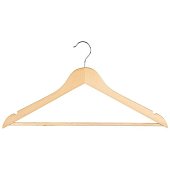 Вешалка деревянная W2-P с перекладиной (эконом), 311362 Рыжий кот