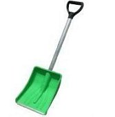 Лопата автомобильная 365*250мм(оц.планк) с алюм.черенком и V-руч. (3 №7)