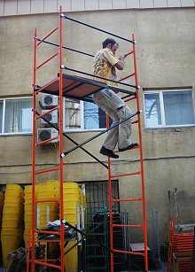 Вышка-тура Компакт стальная 4.2 м рабочая высота 5 м