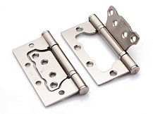 Петля сталь без врезки 2 подшип без короны матовый никель RENZ