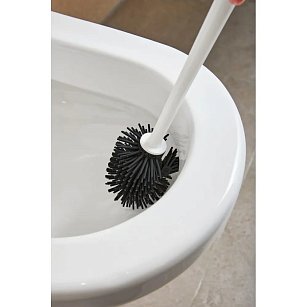 Комплект WC ершик для туалета с подставкой Velvet Pro белый