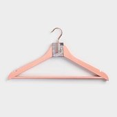 Вешалка плечики "Rose Gold", покрыта вельветом, размер  44,5х1,2х23 см, 2шт