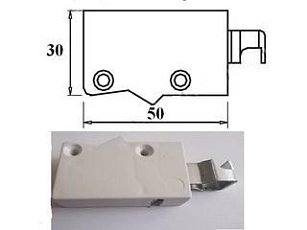 Навес со ступенькой для подвесных полок, белый