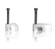 Скоба для кабеля круглая А12 мм (30 шт) - пакет Tech-Krep