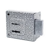 Замок накладной Птимаш ЗН4-1 серебро