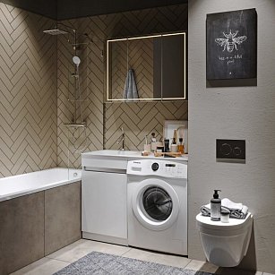 Шкаф зеркальный с подстветкой Simplex B10