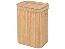 Корзина для белья складная, узкая, с откидной крышкой, 30*40 см (частичное открытие)