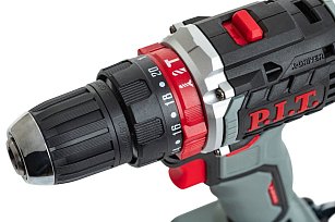 Дрель ударная аккумуляторная бесщёточная P.I.T. PSB20H-10C X-DRIVER SOLO