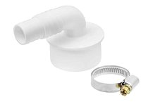 Комплект для подключения сливного шланга стиральных и п/м машин угловой D50 мм, МР-У