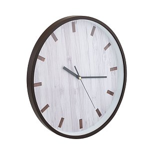 Часы настенные "Дерево" d300, серый, коричневый Fancy66