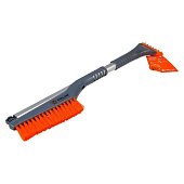 Щетка от снега и льда 60-88см с мягкой щетиной и телескоп. рукояткой AIRLINE (AB-R-10)