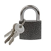 Замок навесной `ЧИБИС` HCA 340 40мм чугун,полимерное покрытие дужки (d=5,4)