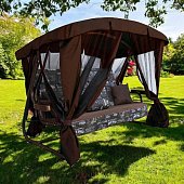 Качели садовые 3-х местные Ранго Премиум Веста арт.МС3310-2025