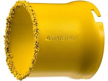 Коронка STAYER "Professional" кольцевая с карбидно-вольфрамовой крошкой, d=67мм