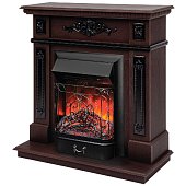 Электрокамин LILIAN STD DN-F817 орех c очагом MAJESTIC Электрокамин LILIAN STD DN-F817 орех c очагом MAJESTIC