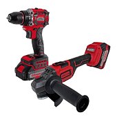 Набор Энергомаш Дрель аккумуляторная б/щ ДШ-1845 кейс + угловая шлифмашина -18125Э Набор Энергомаш Дрель аккумуляторная б/щ ДШ-1845 кейс + угловая шлифмашина -18125Э