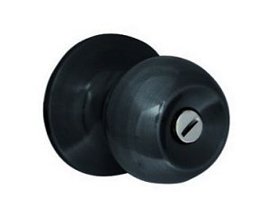 Ручка-защелка "шарик 501" пустышка-завертка 512781 (ls 501 bk bn) черный никель /ls