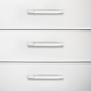 Ручка-скоба мебельная StahlBuro A108-96 2шт., WW белый