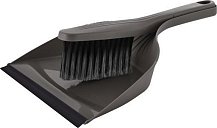 Щетка-сметка с совком Spinamp;Clean Rock'n'Roll, с кромкой, антрацит Щетка-сметка с совком Spinamp;Clean Rock'n'Roll, с кромкой, антрацит