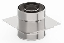 Монтажная площадка ф115х200, AISI 439/439, 1.0мм/0,5мм