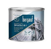 Грунт-эмаль Bergauf ENAMEL 3 IN 1 белая 1,8 кг Россия