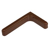 Консоль с декоративной накладкой, 120 мм, коричневый (1 шт)  129949