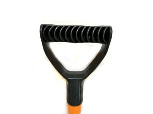 Лопата для уборки снега автомобильная черная 275х375мм черенок 610мм  АВТО