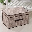 Короб для хранения с крышкой 40х30х25 см "Браун"