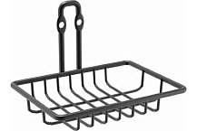 Мыльница для ванной решетчатая FORA "FRESH" черный