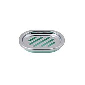 Мыльница Альма мятный, пластик SWP-2100MNT-04