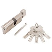 Цилиндровый механизм Стандарт F-02 80 (30Bх10х40) CP 5кл хром перф. ключ/верт.