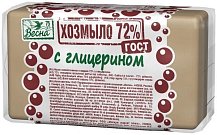 Мыло хоз 72% 140 гр Весна Хозмыло Традиционное Глицериновое