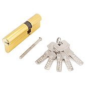 Цилиндровый механизм Стандарт F-01 85 (30х10х45) GP 5кл золото перф. ключ/ключ