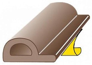 Уплотнитель самоклеящийся KRASS для окон и дверей P10 белый