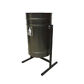 Урна для мусора круглая `Космос` (антик бронза) 16 л