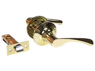 Ручка-защелка фалевая 101 пустышка-пустышка полир латунь / LS