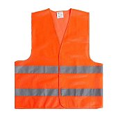Жилет сигнальный, светоотражающий (р. 68x55см, 2 класс, 60г/м2), оранжевый TORSO