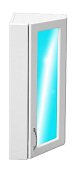Шкаф навесной угловой Классик с зеркалом 315*800 белый