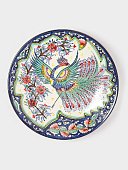 Ляган Риштанская Керамика "Жар-птица", 41 см