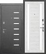 Дверь металлическая 9 см Серебро Ривьера Айс Царга (860мм) правая