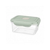 Контейнер для холодильника и микр.печи 0,5л Eco Style с клапаном зеленый флэк