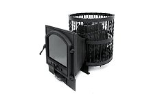 Печь банная Kennet Бастион 22 сетка ковка панорама 505