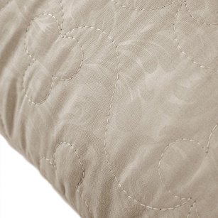 Подушка Самойловский Текстиль Хлопок Бежевая ветка 50/70