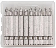 Биты ЗУБР "МАСТЕР" кованые, хромомолибденовая сталь, тип хвостовика E 1/4", PH1, 50мм, 10шт Биты ЗУБР "МАСТЕР" кованые, хромомолибденовая сталь, тип хвостовика E 1/4", PH1, 50мм, 10шт