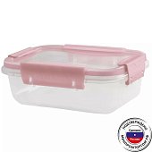 Контейнер 0,5л Butterfly герметичный Light розовый