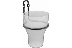 Стакан для зубных щеток FORA "FRESH" черный