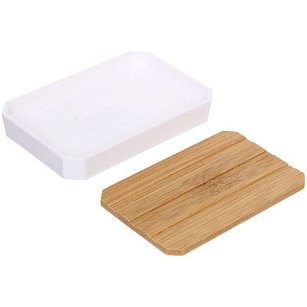 Мыльница "Квадро" белая